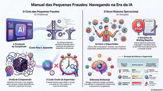 Prévia do infográfico Manual das Pequenas Fraudes
